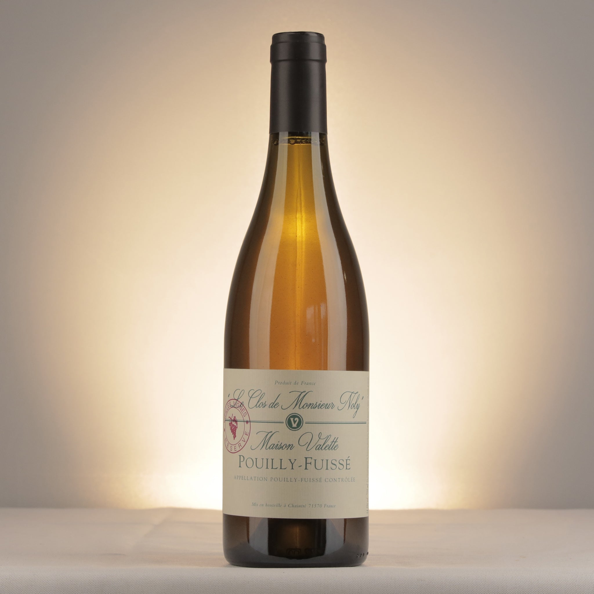 Valette Pouilly-Fuissé Le Clos de Monsieur Noly Vieilles Vignes NV Bottle front