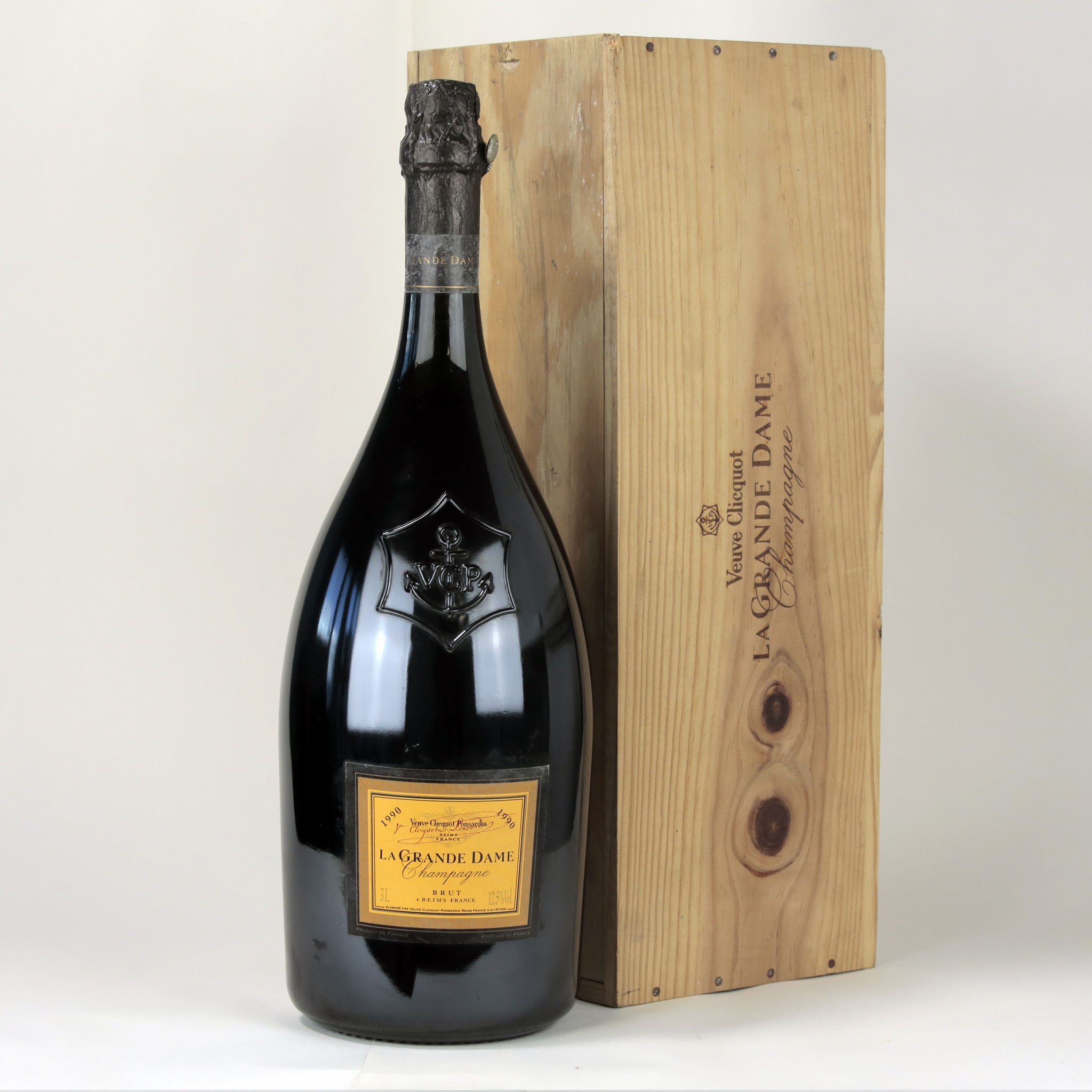 Champagne Veuve Clicquot La Grande Dame 1990 Champagne Jeroboam with OWC