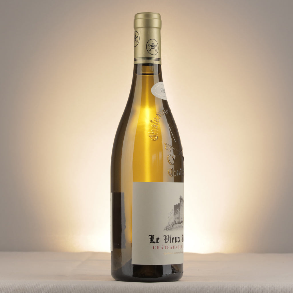 Le Vieux Donjon Chateauneuf-du-Pape Blanc 2021 Bottle label