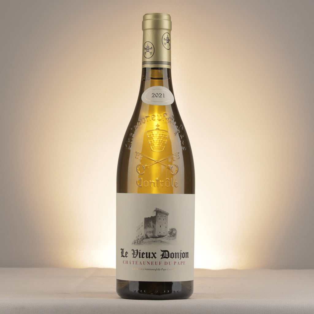 Le Vieux Donjon Chateauneuf-du-Pape Blanc 2021 Bottle front