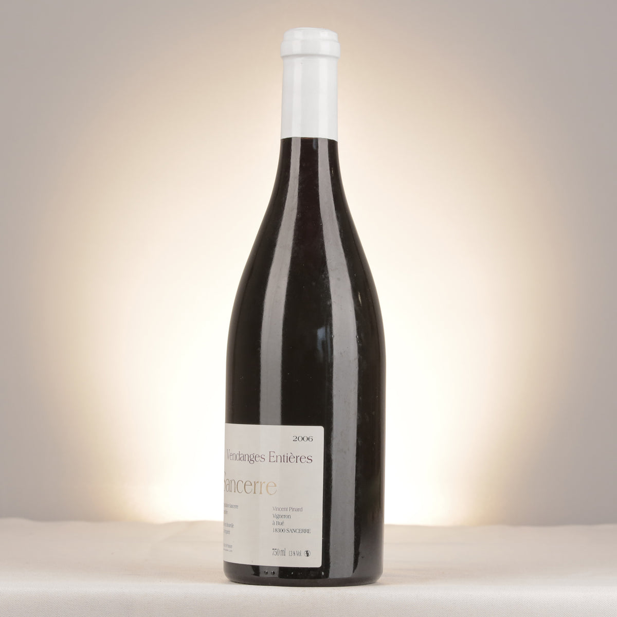 Vincent Pinard Sancerre Vendanges Entières 2006 Bottle turned left