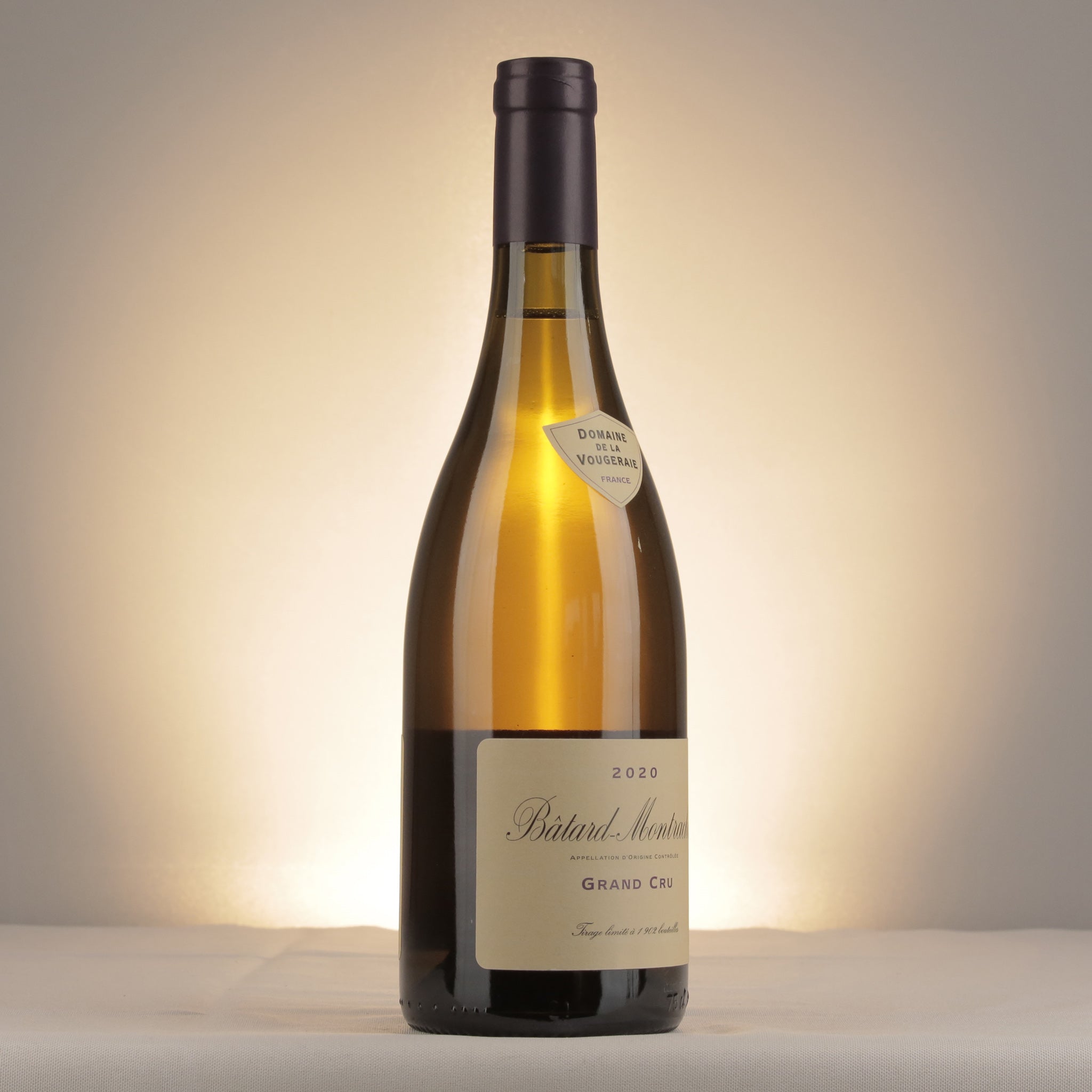 La Vougeraie Bâtard-Montrachet Grand Cru 2020 Bottle label