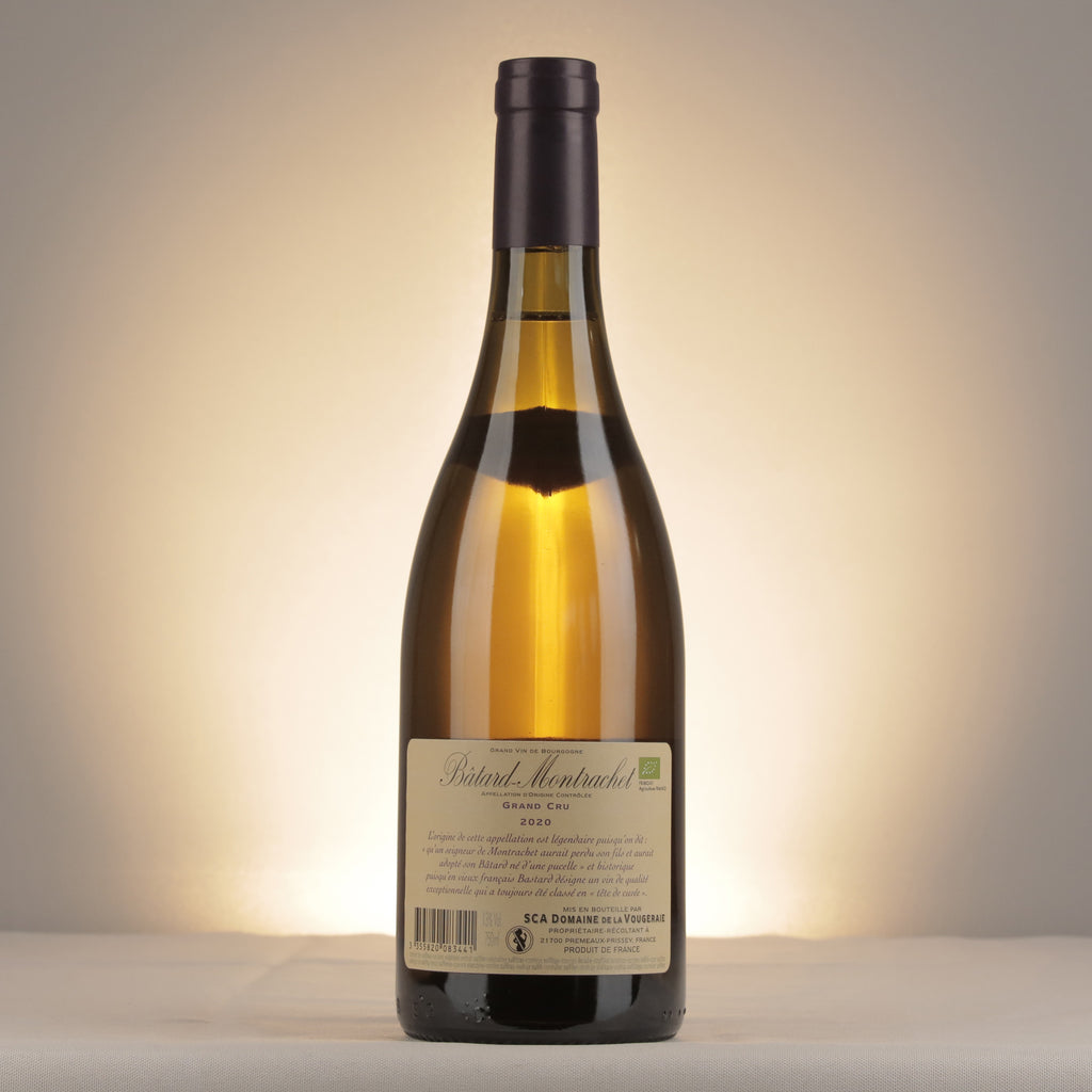 La Vougeraie Bâtard-Montrachet Grand Cru 2020 Bottle back