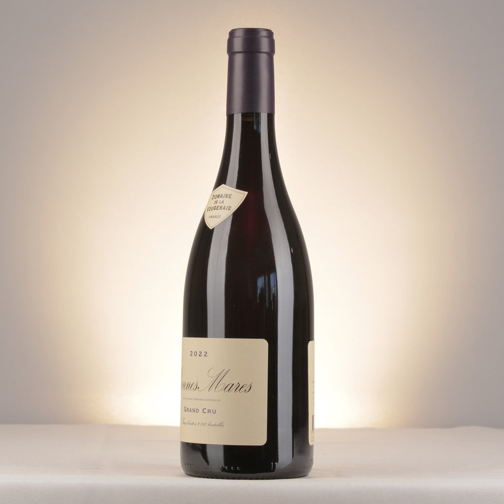 La Vougeraie Bonnes Mares Grand Cru 2022 Bottle detail