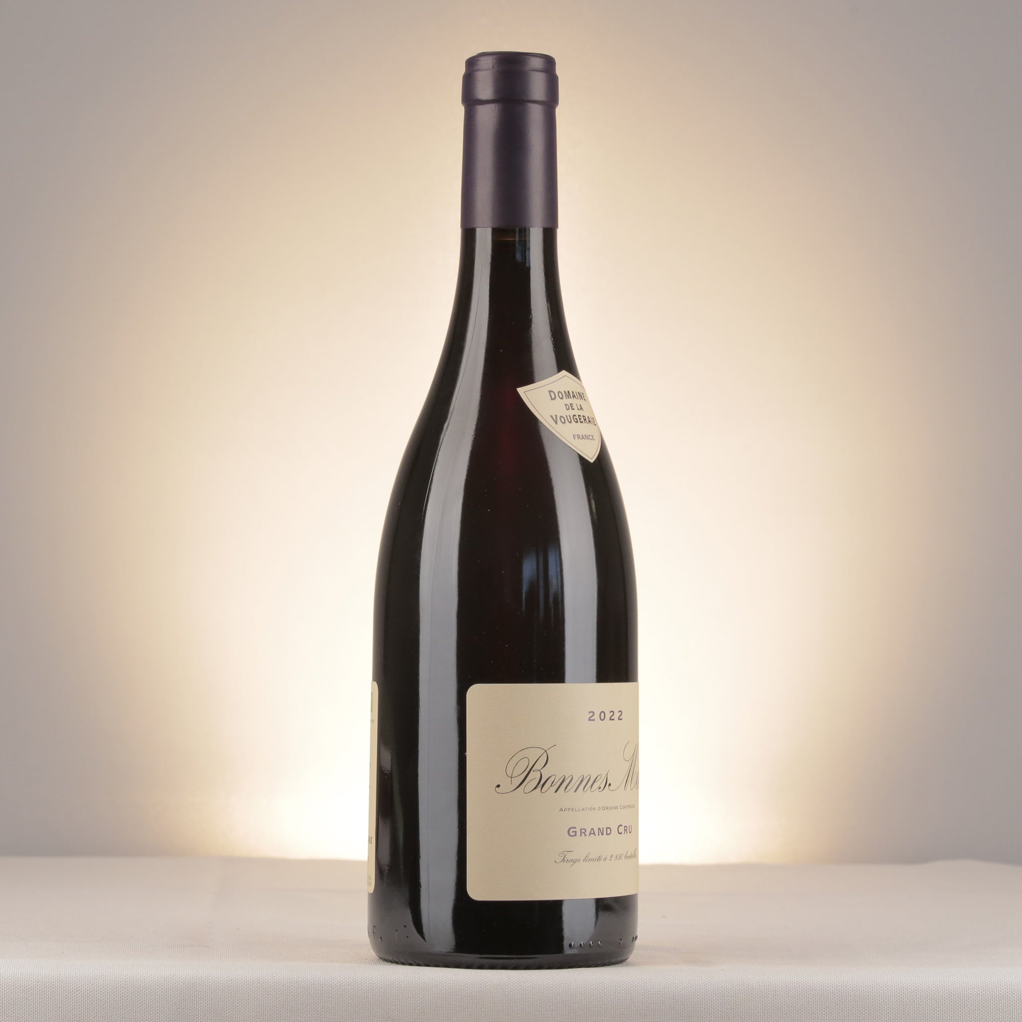 La Vougeraie Bonnes Mares Grand Cru 2022 Bottle label