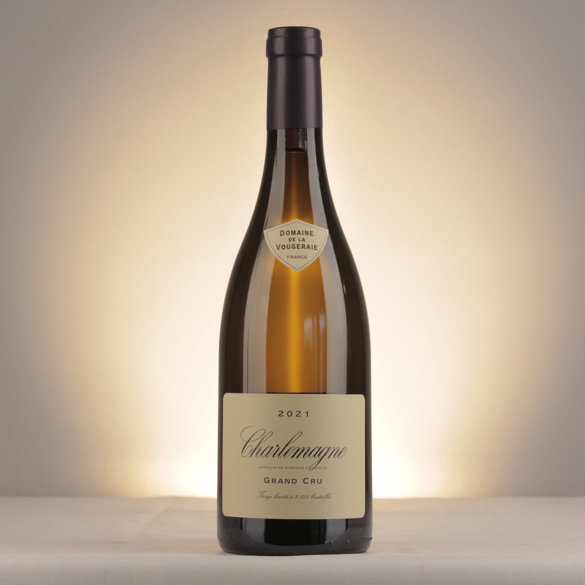 La Vougeraie Charlemagne Grand Cru 2021 Bottle front