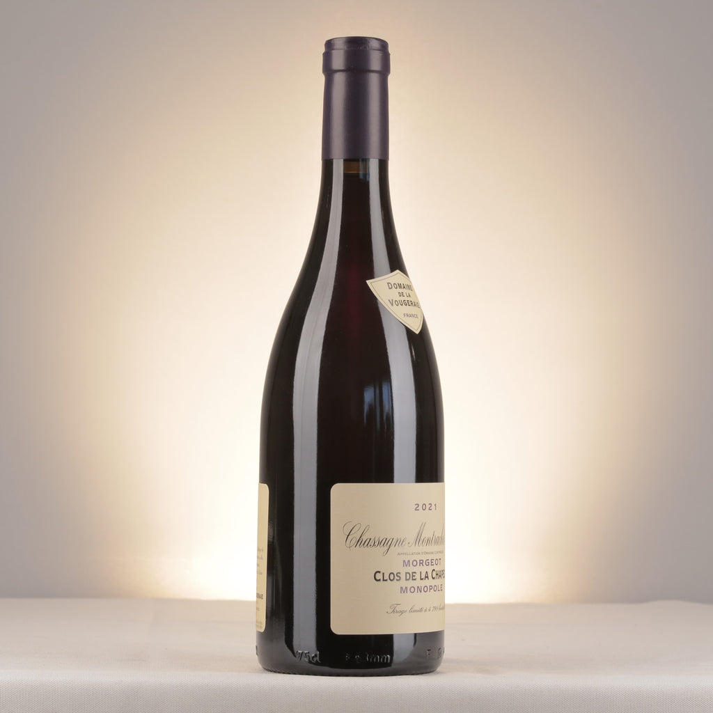 La Vougeraie Chassagne-Montrachet 1er Cru Morgeot Clos de la Chapelle Rouge 2021 Bottle label