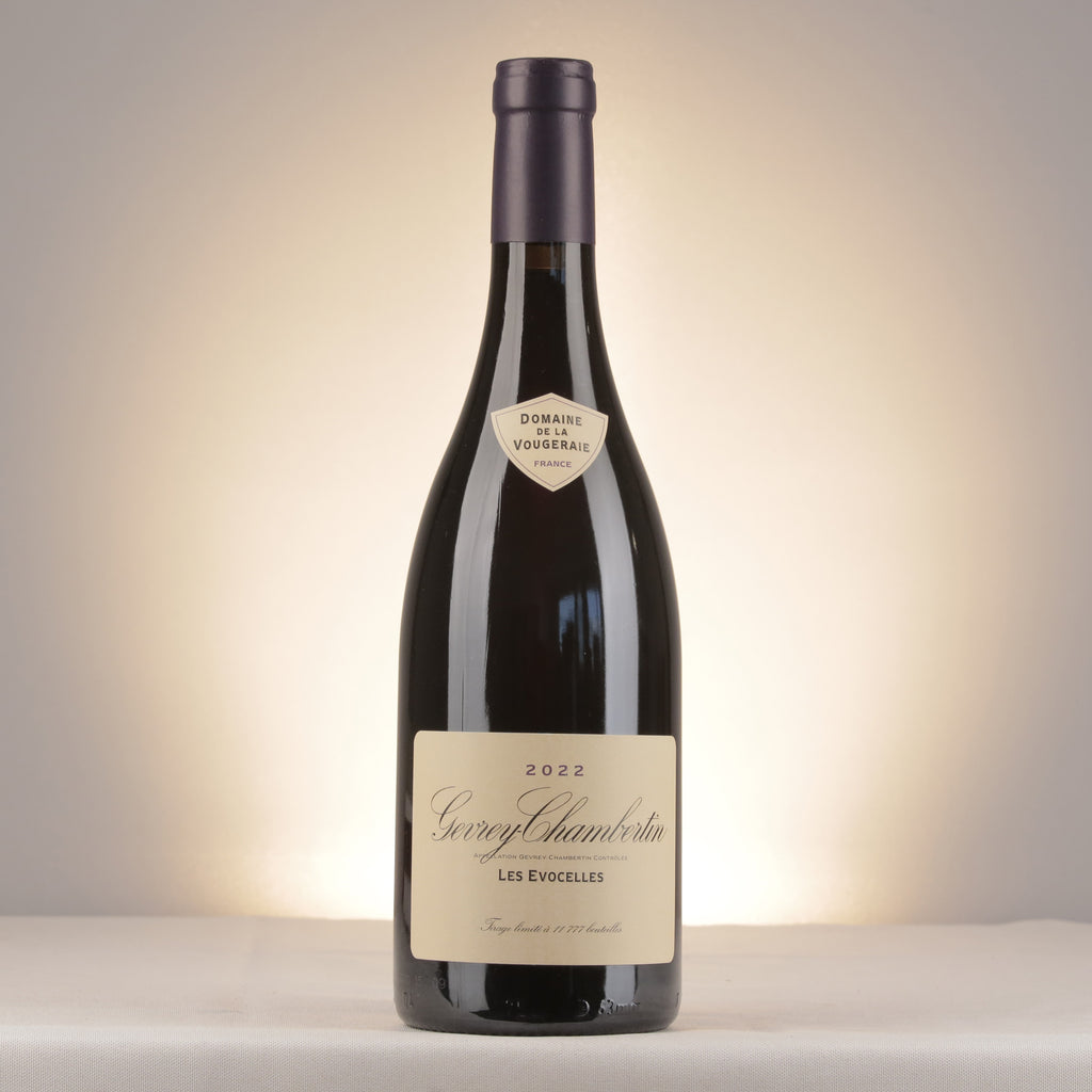 La Vougeraie Gevrey-Chambertin Les Evocelles 2022 Bottle front