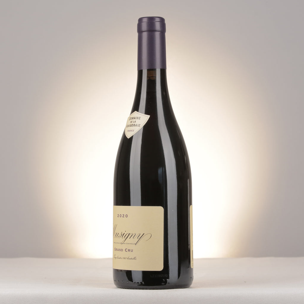 La Vougeraie Musigny Grand Cru 2020 Bottle turned left