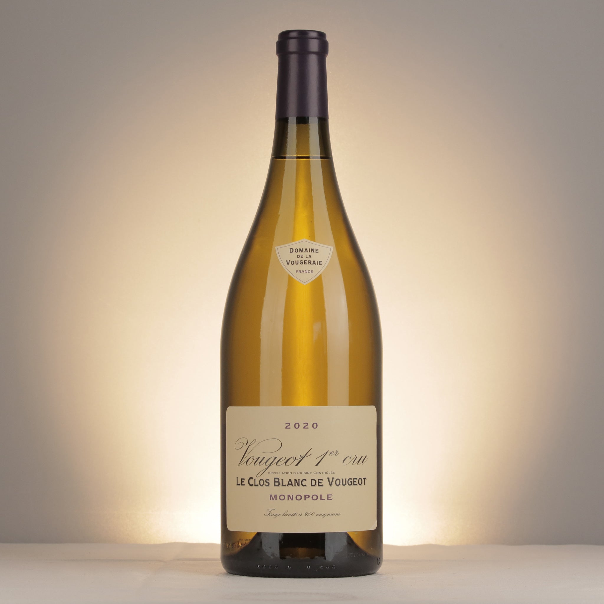 La Vougeraie Vougeot 1er Cru Le Clos Blanc de Vougeot 2020 Magnum front